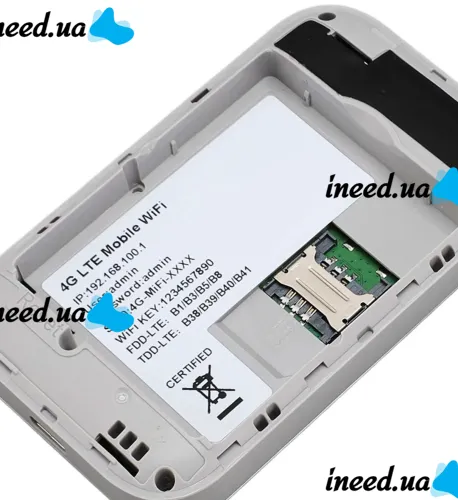 Портативный роутер модем с экраном Wireless Mobile Wi-Fi Pro MF68E 4G/5G аккумуляторный вай фай маршрутизатор со слотом сим карты и съемной батареей
