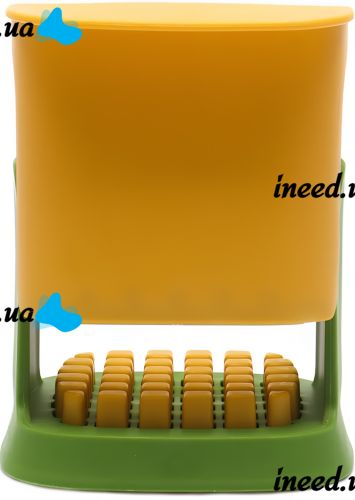 Измельчитель для овощей Vegetable Chopper 2 в 1 кухонная ручная овощерезка с двумя сменными насадками для нарезки картофеля на ломтики и кубики