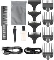 Combo Hair Clipper Set VGR V-645 3 in 1 Rechargeable Hair Clipper, Trimmer and Electric Razor for Beard Edging with Replaceable Nozzles