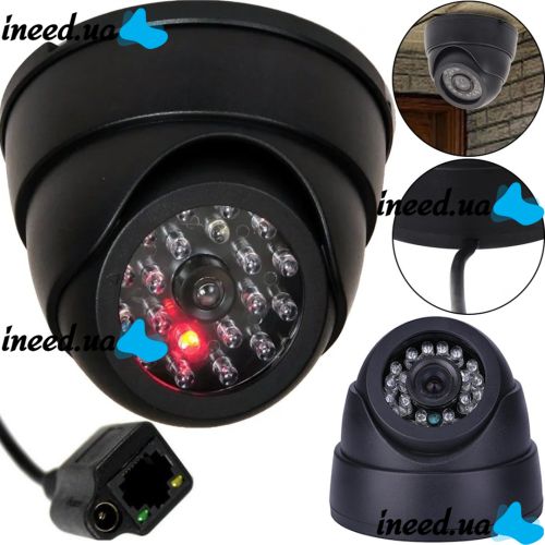 Комнатная цветная IP камера видеонаблюдения Спартак CCTV 349 1.3 mp с разъемом LAN, Проводная уличная купольная камера с ИК-подсветкой