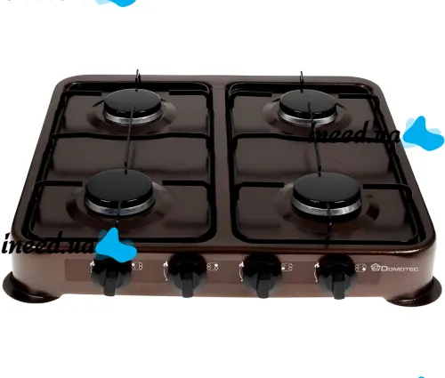 Table gas stove Domotec MS-6604 4-burner gas stove taganok, gas stove