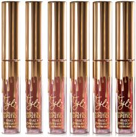 Набор жидких матовых помад Kylie Birthday Edition KL6 блеск для губ 6 оттенков 0.65 мл комплект декоративной женской косметики для макияжа Кайли