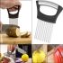 Fissman kitchen knife holder for cutting onions, knife retainer, for slicing vegetables, fruits, meat, fish, fruit holder, slicer made of steel 14.2 cm