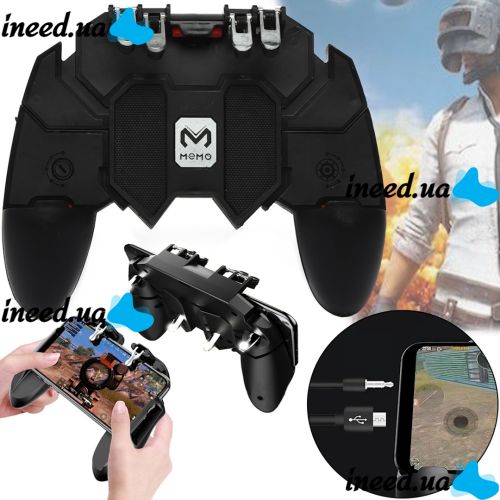 Триггеры для смартфона Mobile Controller AK-66 беспроводной геймпад джойстик для игры на телефоне IOS Android, универсальный геймпад-джойстик AK66
