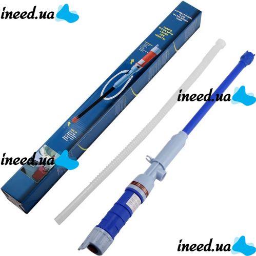 Электрический ручной сифонный насос Pump Kit автоматический переливной сифон на батарейках, устройство для перекачки и слива воды жидкостей топлива