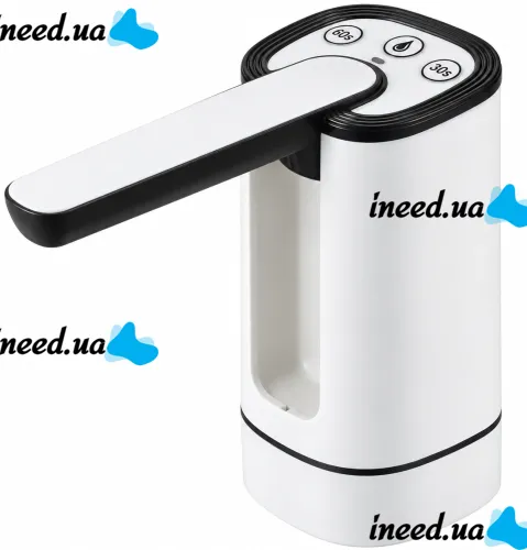 Аккумуляторная складная помпа Water Pump XL-1407 электрический дозатор для питьевой воды на бутыль кулера 4W автоматическая раскладная электропомпа