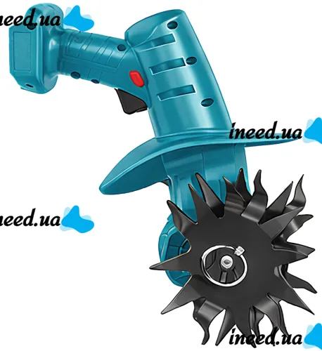 Аккумуляторный ручной мини культиватор Makita G6685 для рыхления и прополки огорода, беспроводной электрокультиватор с 2 аккумуляторами для сада