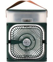 Table fan with humidifier Air Cooler Fan CX-39 600 ml air conditioner with water-cooled air, ice compartment and RGB USB lighting