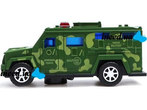 Детская копилка сейф Military Car Safe Box YJ847 купюроприемник, банкомат, электронная военная машинка для денег с кодовым замком на батарейках