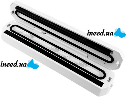 Вакуумный упаковщик пакетов Vacuum Sealer AND 1039 автоматический бытовой вакууматор с пакетами, вакуумайзер для упаковки и хранения еды, продуктов