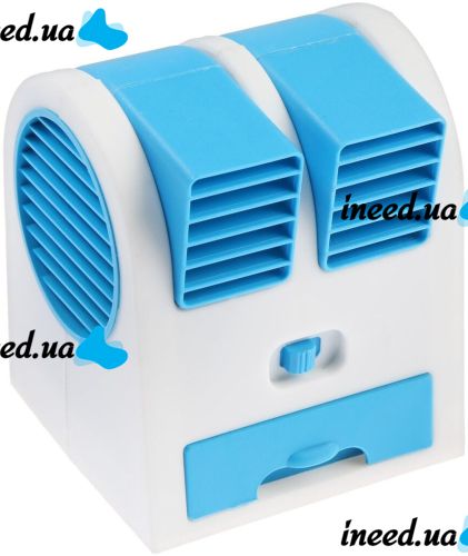 Мини кондиционер с увлажнителем Mini Fan HB-0199 настольный портативный вентилятор, увлажнитель охладитель воздуха для дома и офиса 2.5W USB HB-168