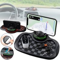 Противоскользящий автомобильный коврик Car Dashboard Mat AND 5238 органайзер подставка на приборную панель для телефона, парковочная карта на торпеду