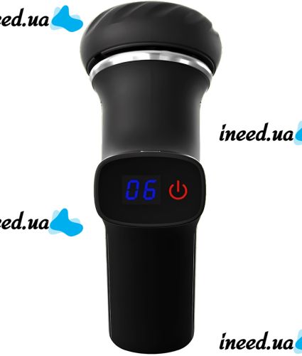 Ручной массажер Vibro Booster Massager GM-263 беспроводной массажный пистолет для всего тела, вибромассажер на аккумуляторе от USB Черный MAG-900