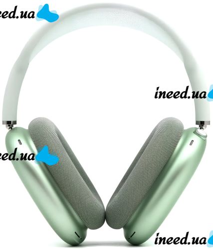 Беспроводные Bluetooth наушники AirPods Max Green полноразмерные блютуз стереонаушники с микрофоном шумоподавлением в чехле Smart Case MGYJ3 Зеленые