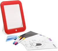 Световой 3D планшет Magic SketchPad RD-2003 волшебная детская светодиодная Led доска для рисования светом с дисплеем и неоновыми маркерами от 3-х лет
