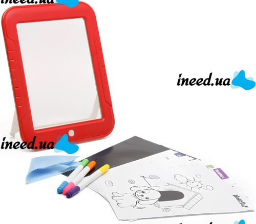 Световой 3D планшет Magic SketchPad RD-2003 волшебная детская светодиодная Led доска для рисования светом с дисплеем и неоновыми маркерами от 3-х лет