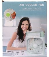 Table fan with humidifier Air Cooler Fan CX-39 600 ml air conditioner with water-cooled air, ice compartment and RGB USB lighting