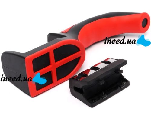 Точилка для кухонных ножей Knife Sharpener RS-168 кухонная ручная ножеточка с ручкой, настольный станок на 3 уровня заточки с полировкой NJ-523