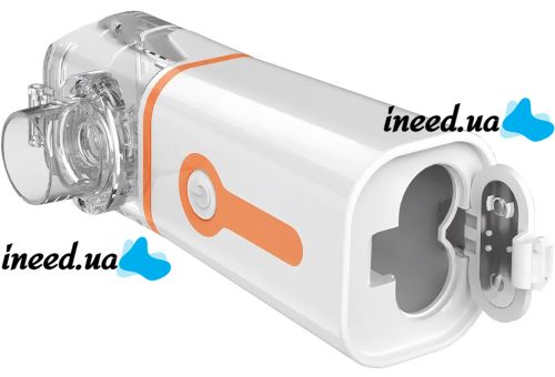 Ручной небулайзер Mesh Nebulizer M-202 портативный ультразвуковой ингалятор, бесшумный мини распылитель для ингаляций дома на батарейках M202