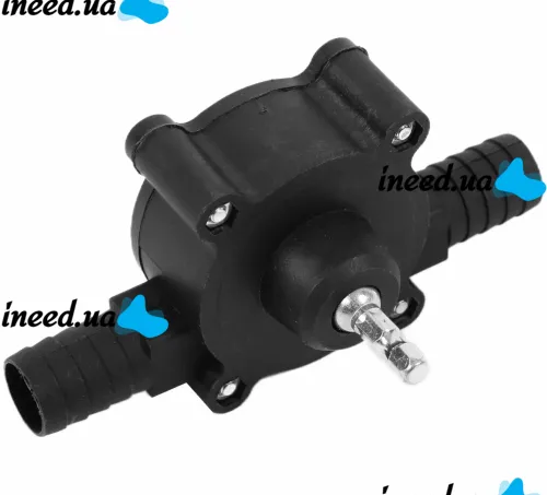 Насадка насос на шуруповерт Sturmax DWP001 для перекачки топлива и воды штуцер 19/16 мм универсальная помпа на дрель для подачи жидкостей 20-30 л/мин 