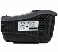 Автомобильный видеорегистратор DVR VG3 с антирадаром 2 в 1 авторегистратор 1080P с детектором радара угол обзора 140 градусов на присоске в машину