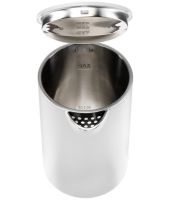 Электрочайник Domotec MS-5028 на 1.8 л настольный дисковый электрический чайник Домотек 1500W с индикатором работы и автоотключением от сети Белый