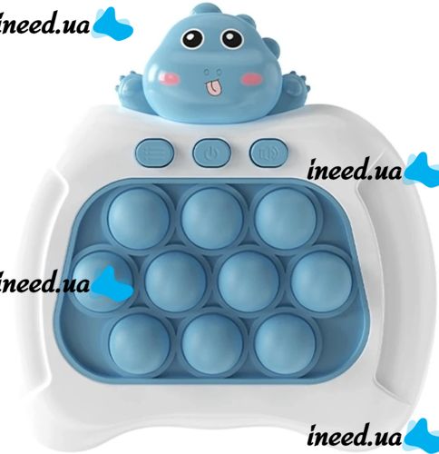 Детская игрушка головоломка Quick Pop It Baby Dragon интерактивная электронная приставка антистресс поп ит для снятия стресса на батарейках от 3-х лет