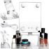 Desktop Makeup Organizer Cosmetic Mirror 360 CY020-036 Touch Screen for Cosmetics with LED Backlight on Stand MAG-714 HH073-1 White