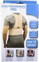 Magnetic Fixing Posture Corrector Spime Performance Pro Man L XL Orthopedic Corset Bandage for Slouching and Back Alignment with 12 Magnets