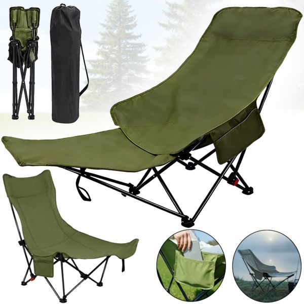 Раскладное кресло шезлонг Паук Lesko DL-274 Green до 120 кг для кемпинга 160х55х60 см складной туристический лежак раскладушка в чехле Зеленый Ranger