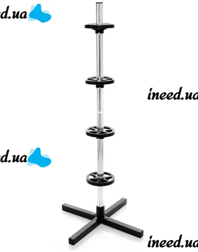Garden Line 26X-82 Floor-Standing Wheel Storage Rack for 4 Wheels (up to 100 kg)—Vertical Stand for Car Tires and Rims, 105×45 cm