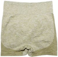 Женские бесшовные шорты Lifting Yoga Shorts XZY8855 утягивающие спортивные велосипедки с высокой талией и эффектом пуш ап для фитнеса Желтые S-XXL