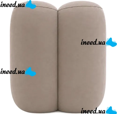 Надувное кресло мешок Inflatable Lounge Chair DL-484 до 115 кг для отдыха, одноместный безкаркасный диван с подголовником 115×96×75 см Бежевый