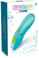 Аккумуляторная ручка с трафаретами 3D Painting Pen K9901 500 mAh беспроводная низкотемпературная 3Д ручка для объемного рисования моделей пластиком
