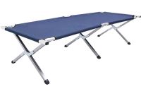 Раскладная кровать для кемпинга Camp Bed 190х65 см портативная складная раскладушка с алюминиевым каркасом до 120 кг кровать-раскладушка с чехлом