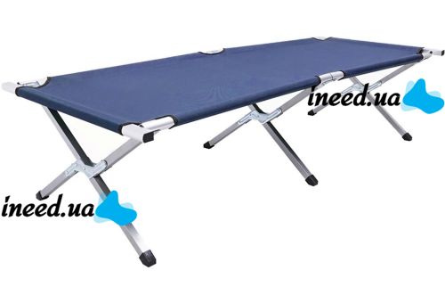 Раскладная кровать для кемпинга Camp Bed 190х65 см портативная складная раскладушка с алюминиевым каркасом до 120 кг кровать-раскладушка с чехлом