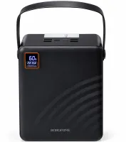 Портативное зарядное устройство Power Bank Borofone BJ85 100000mAh 22.5W 4USB 2TYPE-C с быстрой зарядкой, внешний аккумулятор повербанк с фонарем