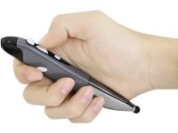 Беспроводная оптическая мышь Pocket Wireless Pen Mouse Fairy сенсорная перезаряжаемая ручка пульт для рисования 1000 DPI с адаптером Micro USB Type-C Серая