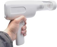 Ручна машинка для приготування і нарізки локшини Pasta Maker XL-859 Пастамейкер бездротовий пістолет, знімний прес з насадками на акумуляторі Білий