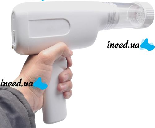 Ручна машинка для приготування і нарізки локшини Pasta Maker XL-859 Пастамейкер бездротовий пістолет, знімний прес з насадками на акумуляторі Білий