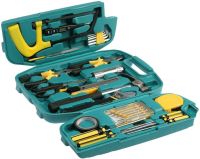 Набор инструментов для дома Lechg Tools LC8027 27 предметов в чемодане, универсальный комплект слесарных инструментов для ремонта в кейсе SJ8027
