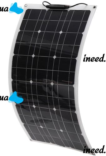 Монокристаллическая гибкая солнечная панель Dusson Flexible Panel 100W 18V складная водонепроницаемая батарея 100Вт раскладной модуль для зарядки
