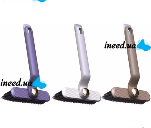 Универсальная щетка для читки щелей Gap brush AND 703 3 в 1 скребок вращающийся на 360 градусов с ручкой для уборки швов, щелей и труднодоступных мест FM227