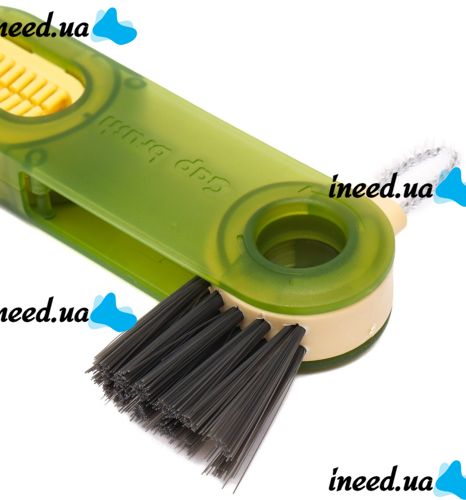 Щетка для чистки бутылок 3в1 Brush AND569 3 в 1 универсальный ершик для мытья стаканов и посуды 14х3.5 см кухонная U-образная щетка-ершик 3 в 1