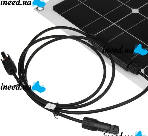 Монокристаллическая гибкая солнечная панель Dusson Flexible Panel 100W 18V складная водонепроницаемая батарея 100Вт раскладной модуль для зарядки