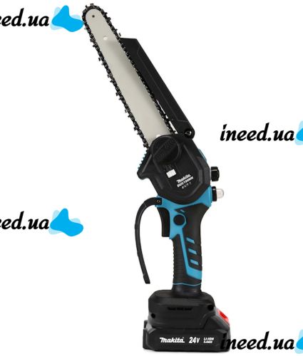 Аккумуляторная цепная пила с удлинителем Makita DUC190HN 24V 2 АКБ телескопический высоторез для аккумуляторной пилы и секатора Макита 227 см YH-08