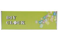 Настенные 3D часы Diy Clock XZ127 Black Сделай сам 70-150 см большие бесшумные самоклеящиеся 3Д часы объёмные цифры на стену для дома, офиса Черные