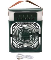 Table fan with humidifier Air Cooler Fan CX-39 600 ml air conditioner with water-cooled air, ice compartment and RGB USB lighting
