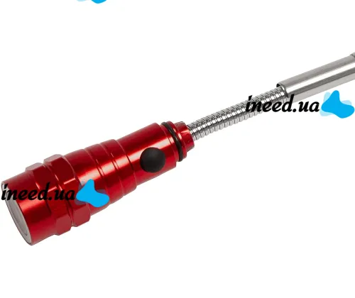 Телескопический ручной фонарь X-Balog BL-T91 светодиодный гибкий LED фонарик с магнитом на батарейках для освещения и захвата металлических предметов