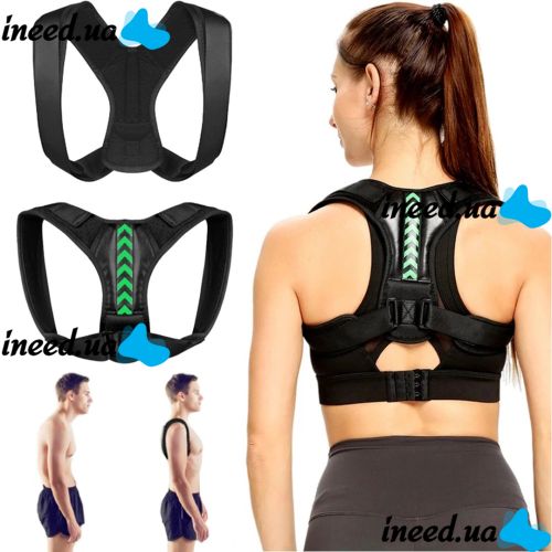 Back Belt fixing corrector of correct posture, Corset for correction and alignment of the back and shoulders, bandage, Velcro vest for the spine